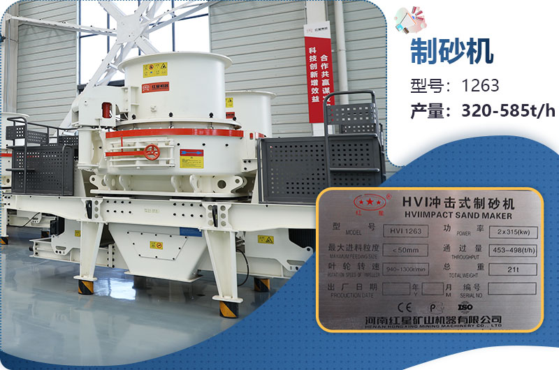 1263制砂機(jī)時(shí)產(chǎn)多少噸？?jī)r(jià)格多少？