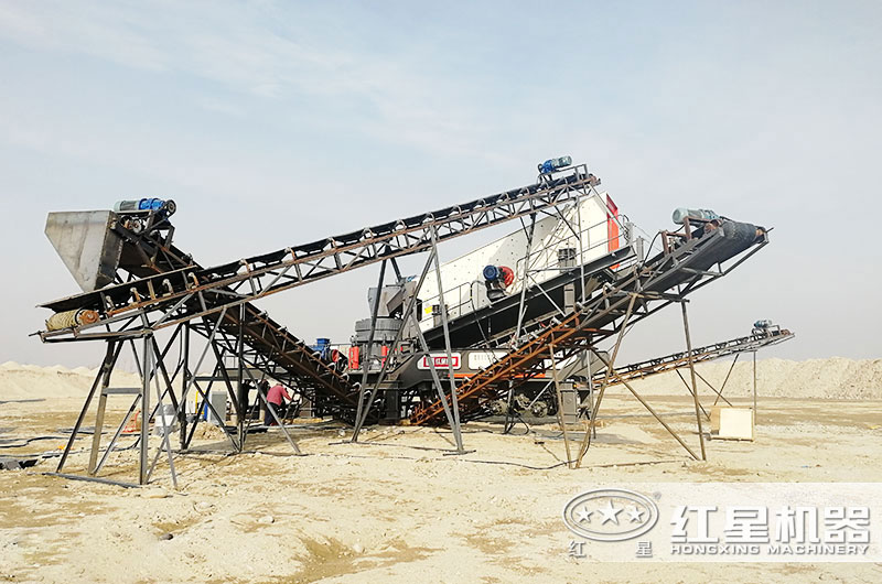 鋼筋混凝土破碎用什么機(jī)器？建筑垃圾移動(dòng)破碎站剛剛好