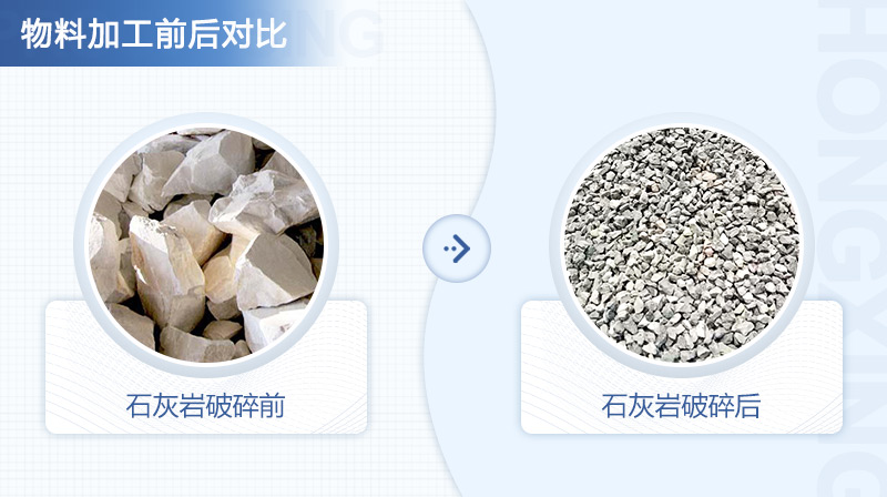 處理石灰?guī)r的日產(chǎn)500方砂石生產(chǎn)線機(jī)器怎樣配？