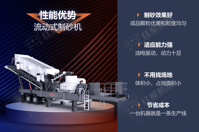 流動制砂機制砂效果好，優(yōu)勢多